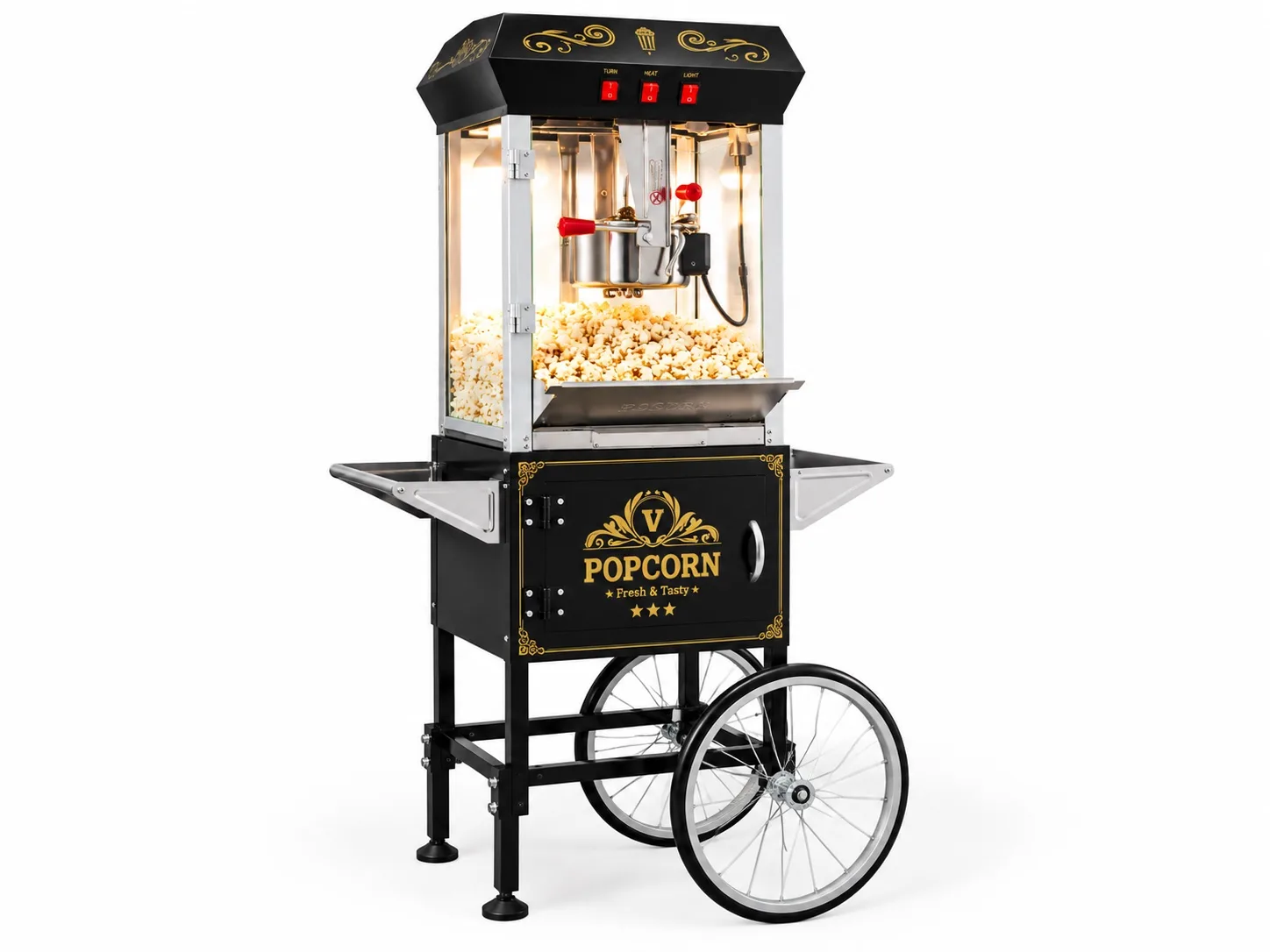 Popcornmaschine auf Wagen