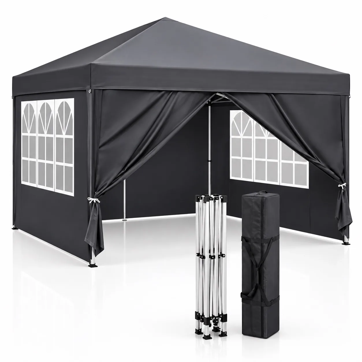 Pavillon 3x3m schwarz